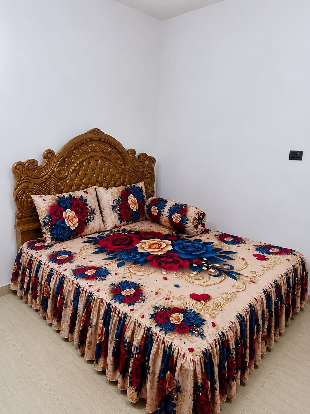 3D প্রিমিয়াম কুচি চাদর